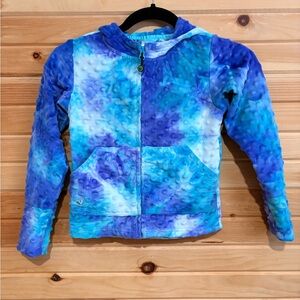 Limeapple Blue and Purple Tie-Dye Hoodie